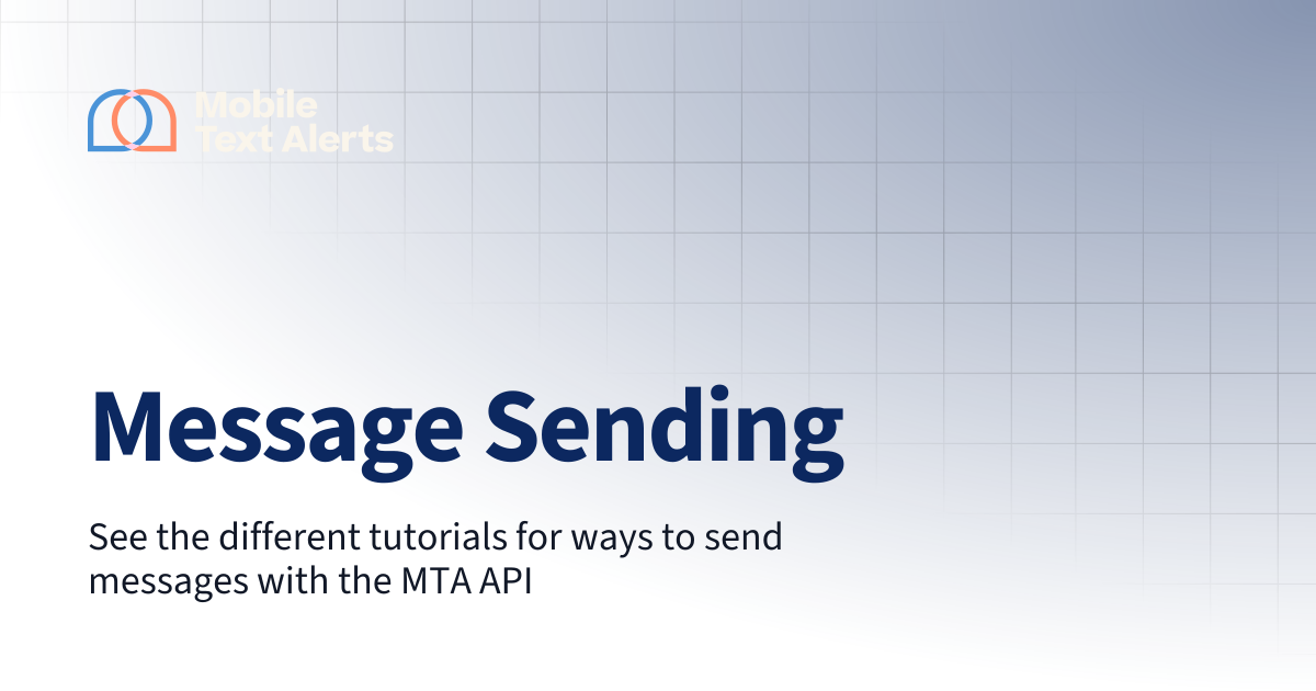 Message Sending | Developer Center