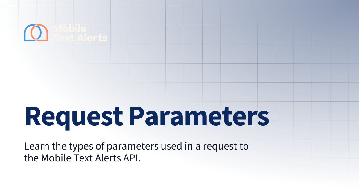 Request Parameters | Developer Center
